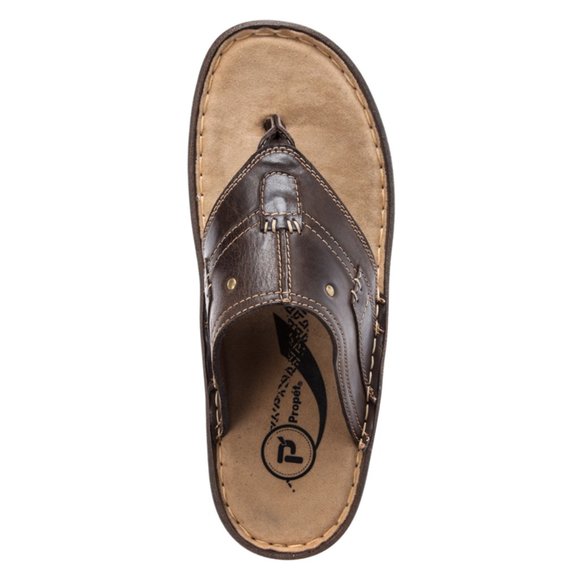New Mens Propet JONAS coffee sandal - Picture 6 of 6